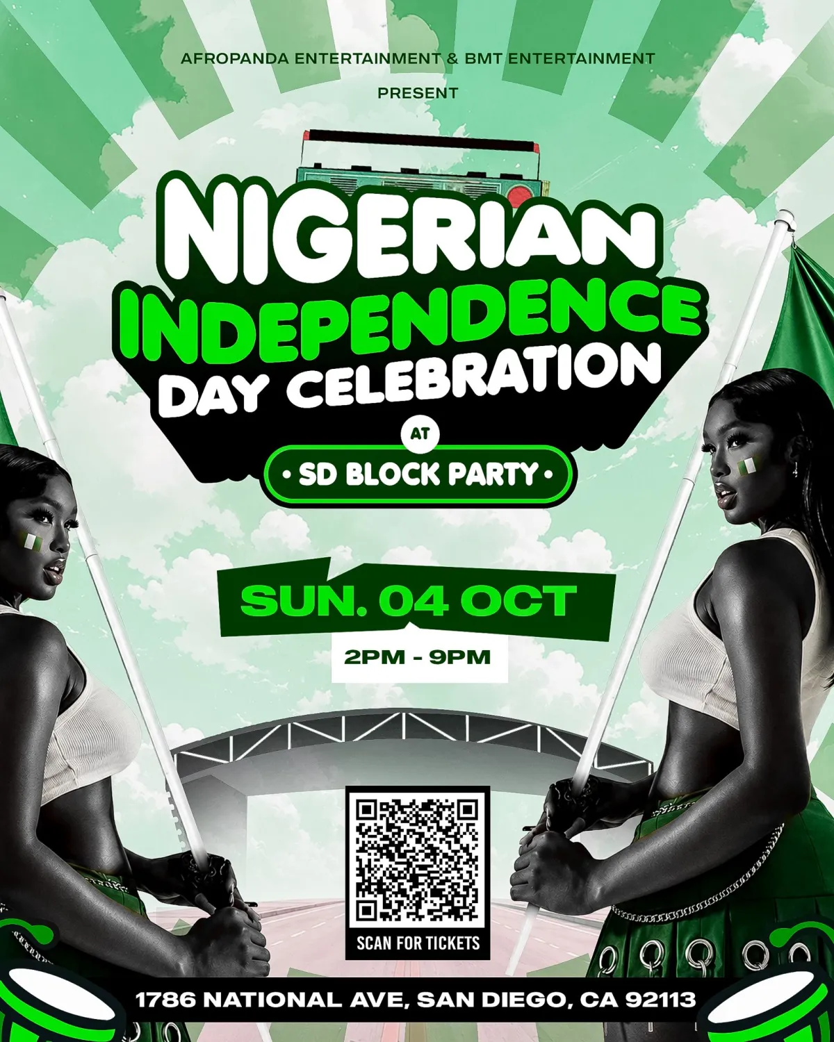 Nigerian Independence Day Celebration flyer